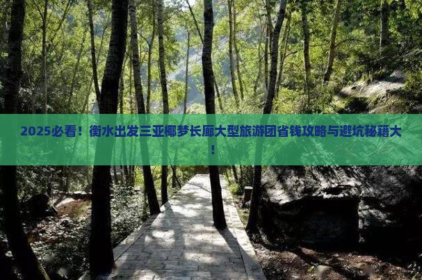 衡水出发三亚椰梦长廊大型旅游团
