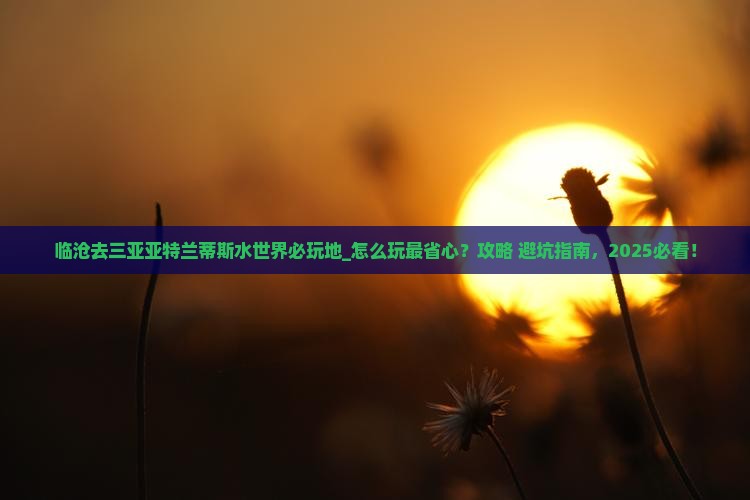 临沧去三亚亚特兰蒂斯水世界必玩地
