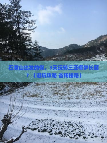 石嘴山出发三亚椰梦长廊自由行