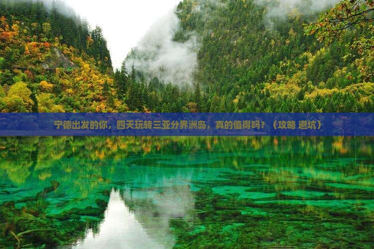 宁德出发三亚分界洲岛四日游