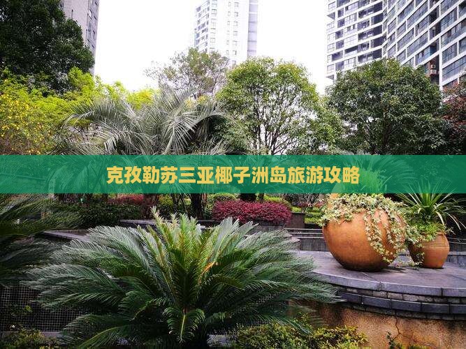 克孜勒苏柯尔克孜出发三亚椰子洲岛旅游打卡点