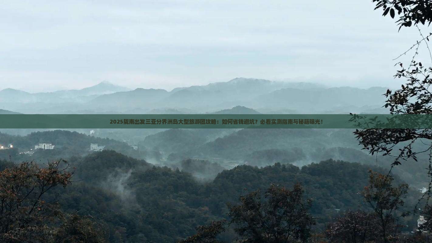 陇南出发三亚分界洲岛大型旅游团