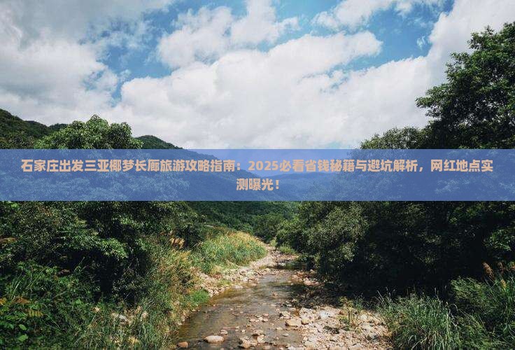 石家庄出发三亚椰梦长廊旅游网红地点