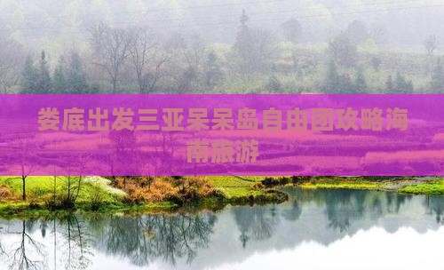 娄底出发三亚呆呆岛自由团