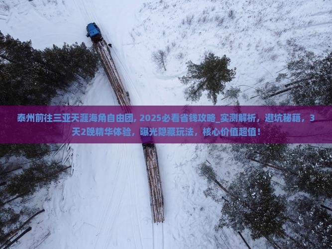 泰州前往三亚天涯海角自由团