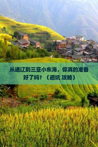 通辽市前往三亚小东海个人游