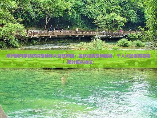 泉州到内蒙额济纳胡杨林大型旅游团 泉州到内蒙额济纳胡杨林大型旅游团
