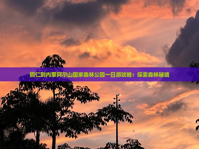 铜仁到内蒙阿尔山国家森林公园一日游