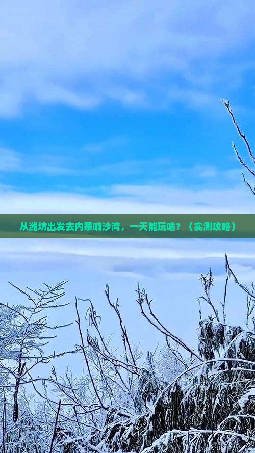 潍坊到内蒙响沙湾一日游