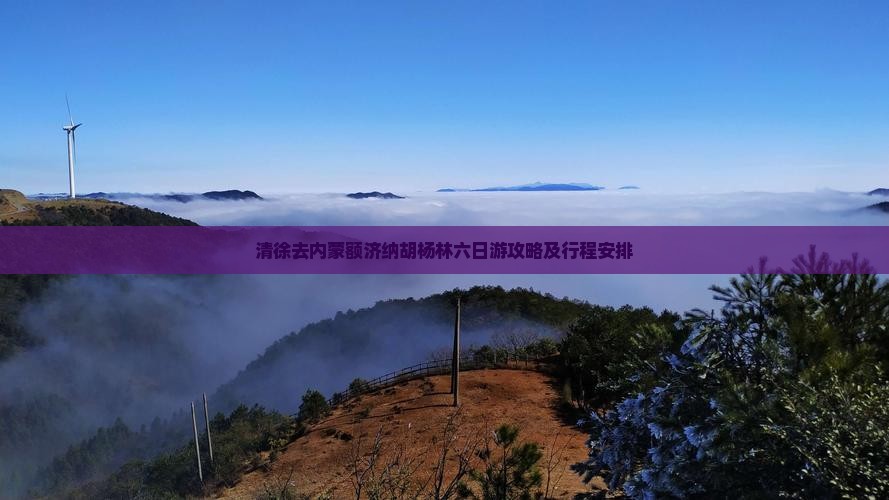 清徐去内蒙额济纳胡杨林六日游