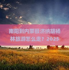 南阳到内蒙额济纳胡杨林旅游