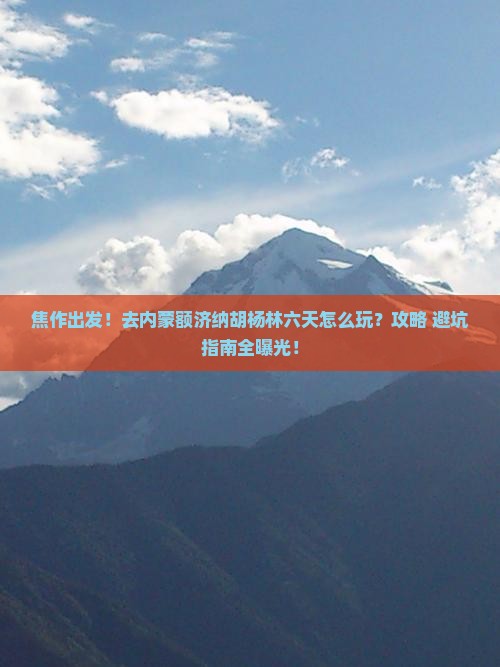 焦作去内蒙额济纳胡杨林六日游