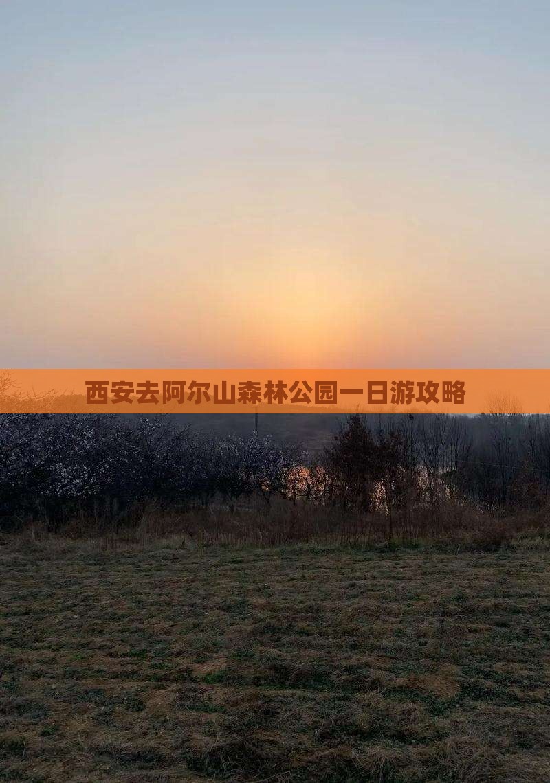 西安去内蒙阿尔山国家森林公园一日游