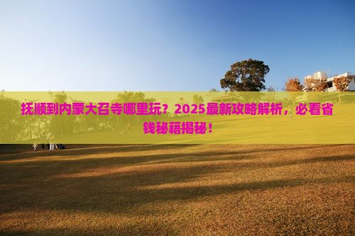 抚顺到内蒙大召寺哪里玩