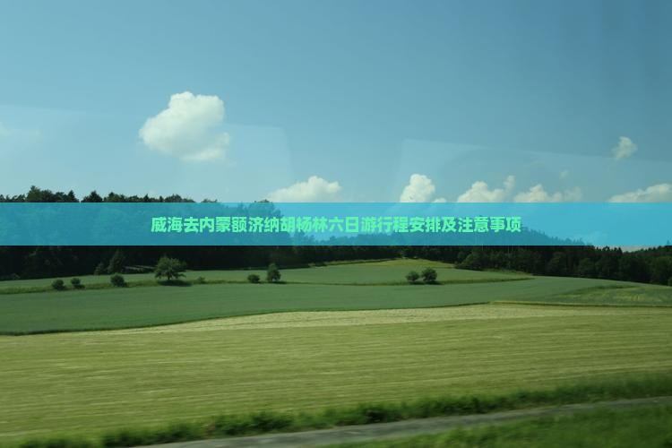 威海去内蒙额济纳胡杨林六日游