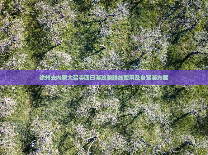 徐州去内蒙大召寺四日游