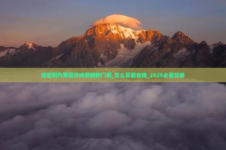 德宏到内蒙额济纳胡杨林门票