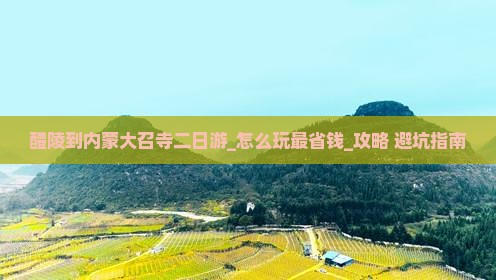 醴陵到内蒙大召寺二日游