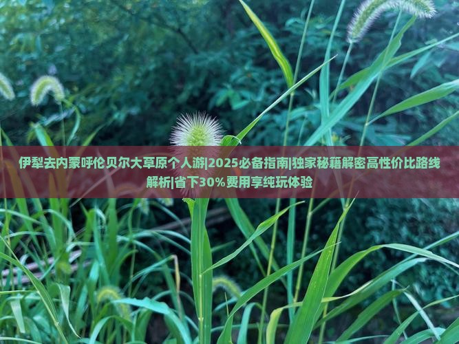 伊犁去内蒙呼伦贝尔大草原个人游 伊犁去内蒙呼伦贝尔大草原个人游