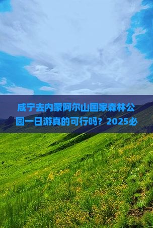 咸宁去内蒙阿尔山国家森林公园一日游