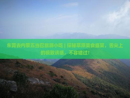 东莞去内蒙五当召旅游小吃