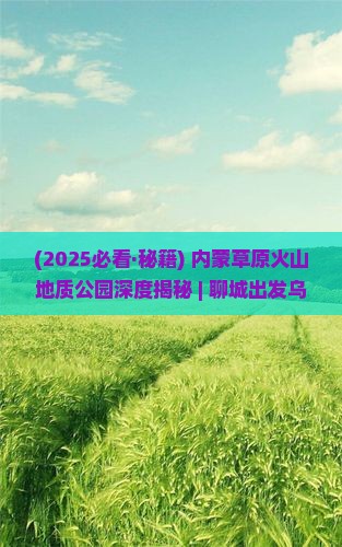 聊城到内蒙乌兰哈达火山地质公园自由团