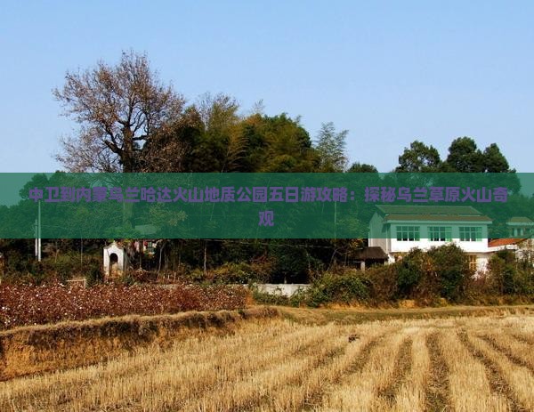 中卫到内蒙乌兰哈达火山地质公园五日游