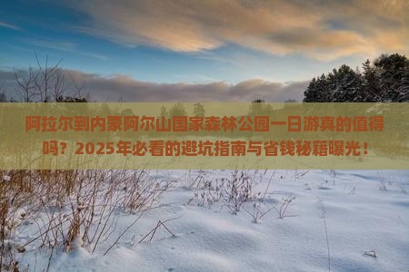 阿拉尔到内蒙阿尔山国家森林公园一日游