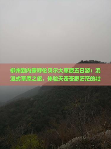 柳州到内蒙呼伦贝尔大草原五日游