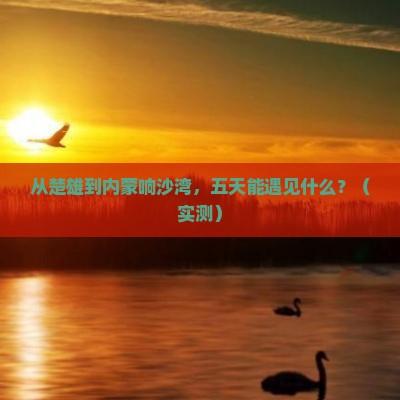 楚雄去内蒙响沙湾五日游