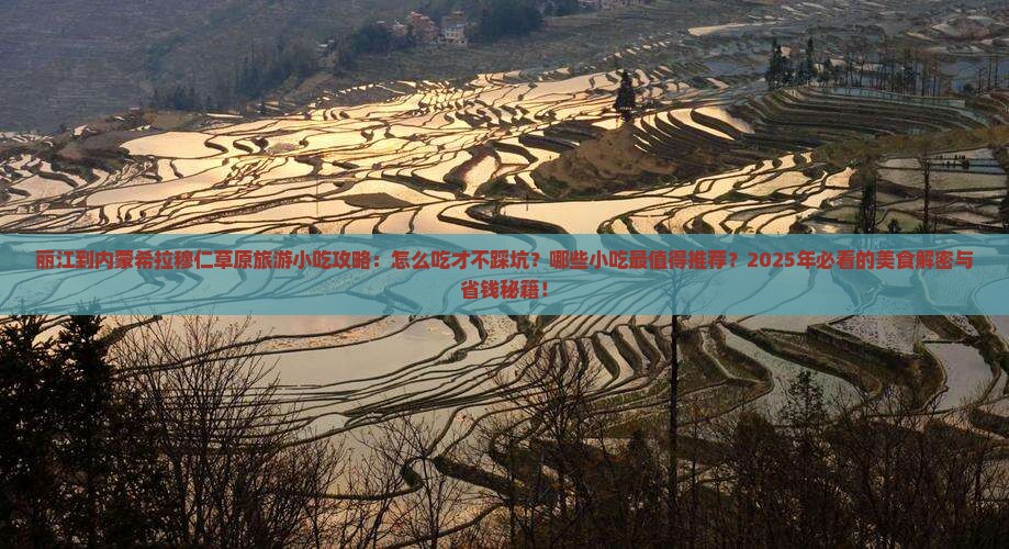 丽江到内蒙希拉穆仁草原旅游小吃
