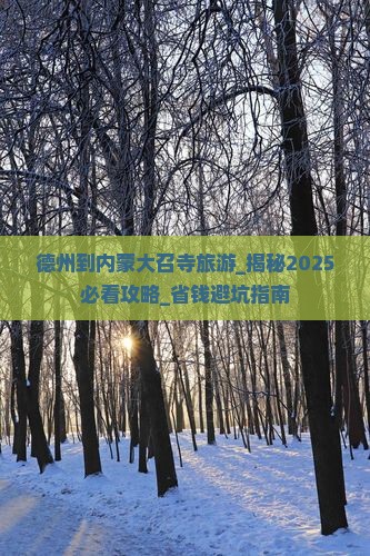 德州到内蒙大召寺旅游