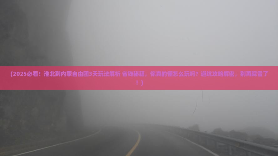 淮北到内蒙自由团