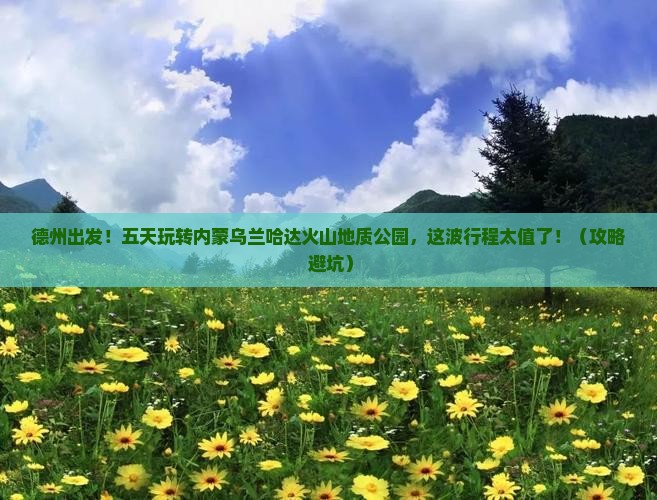 德州到内蒙乌兰哈达火山地质公园五日游