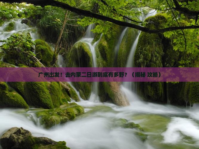 广州到内蒙二日游