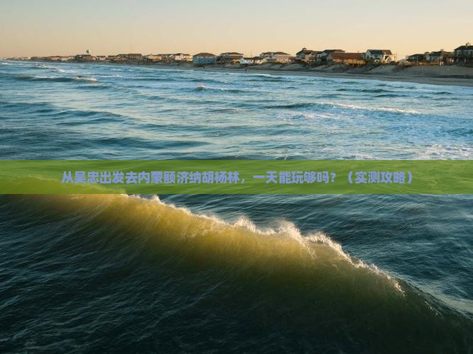 吴忠到内蒙额济纳胡杨林一日游