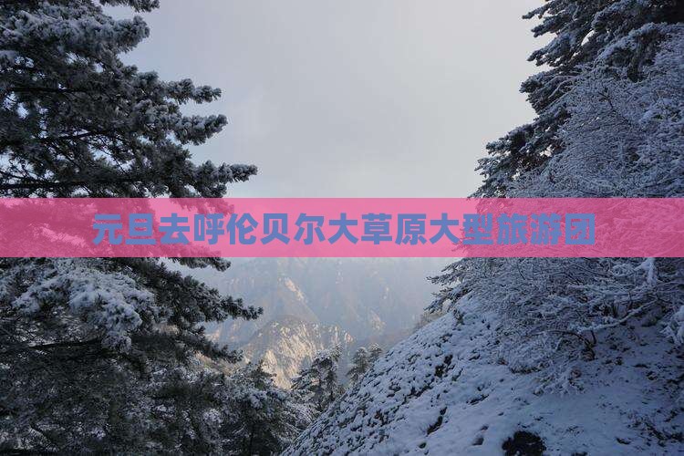 元旦去内蒙呼伦贝尔大草原大型旅游团