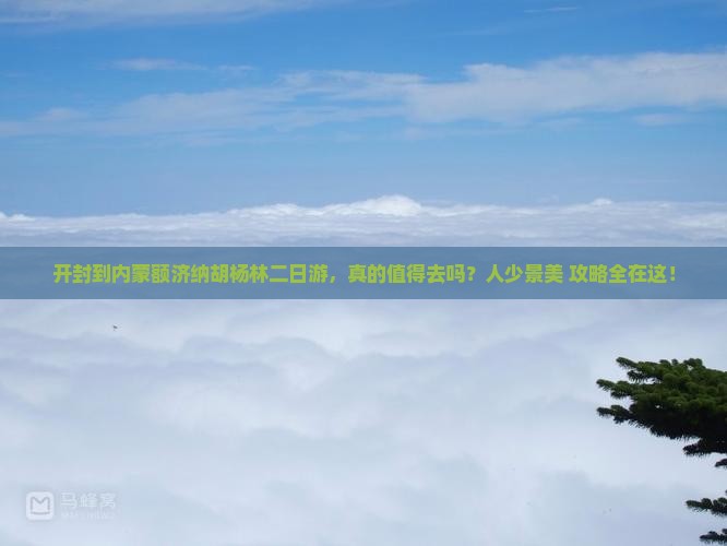 开封到内蒙额济纳胡杨林二日游