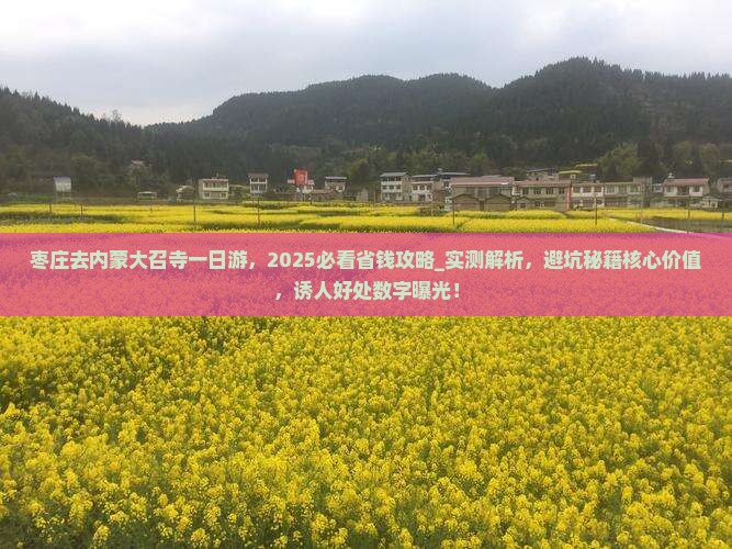 枣庄去内蒙大召寺一日游