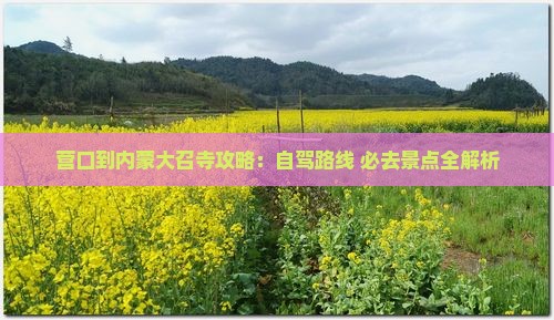 营口到内蒙大召寺攻略