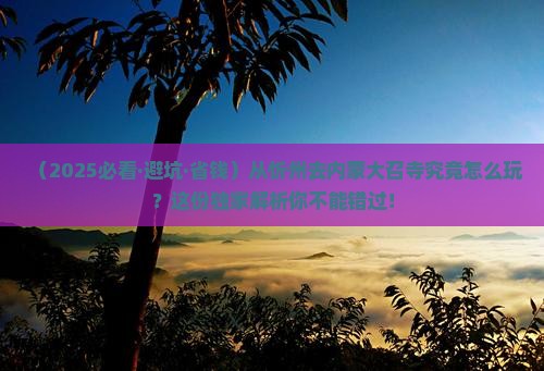 忻州到内蒙大召寺攻略