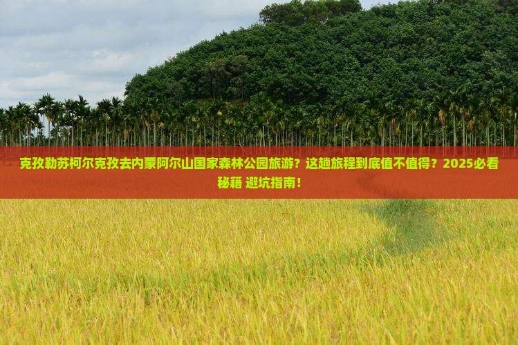 克孜勒苏柯尔克孜去内蒙阿尔山国家森林公园旅游