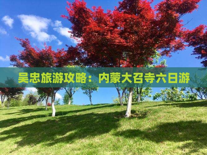 吴忠去内蒙大召寺六日游