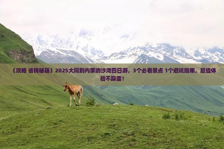 大同到内蒙响沙湾四日游