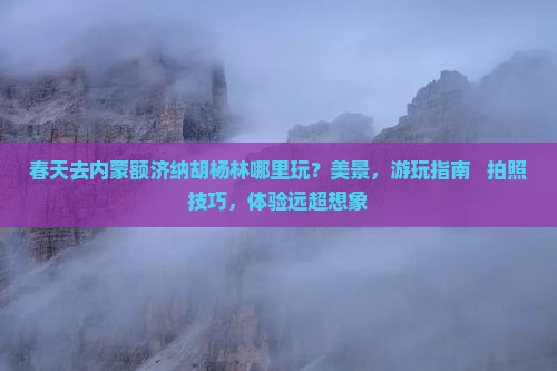 春天去内蒙额济纳胡杨林哪里玩