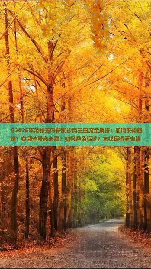 沧州去内蒙响沙湾三日游