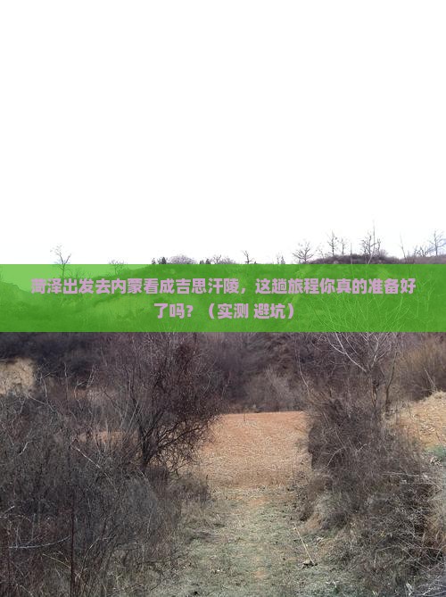 菏泽去内蒙成吉思汗陵攻略