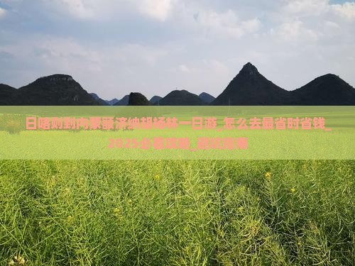 日喀则到内蒙额济纳胡杨林一日游