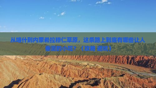 喀什到内蒙希拉穆仁草原旅游小吃