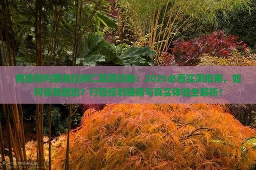 商洛到内蒙希拉穆仁草原攻略